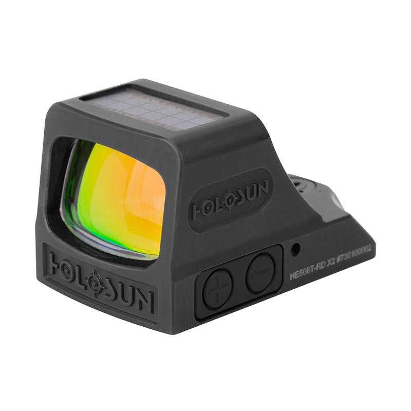 Holosun Miniature Reflex Handgun Sight with Solar Power Titanum HE508T-RD X2-Tactical Source LLC