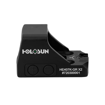 Holosun Miniature Reflex Optical Sight HE407K X2-Tactical Source LLC