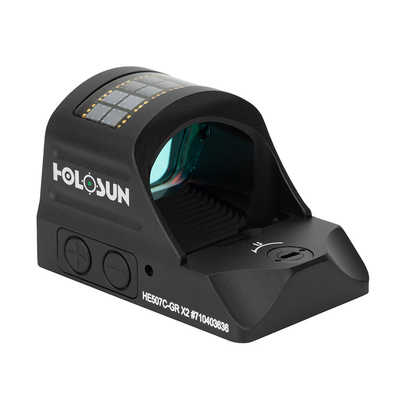Holosun Open Reflex Optical Sight with Solar Panel HS507C X2/HE507C-GR X2-Tactical Source LLC