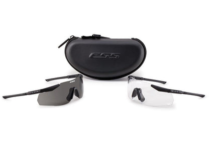 ICE-2X NARO with Black Frame and Clear Smoke Gray Lenses Retail Kit-Tactical Source LLC