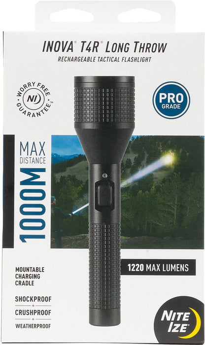 Inova T4R Long Throw Rechargeable Tactical Flashlight-Tactical Source LLC