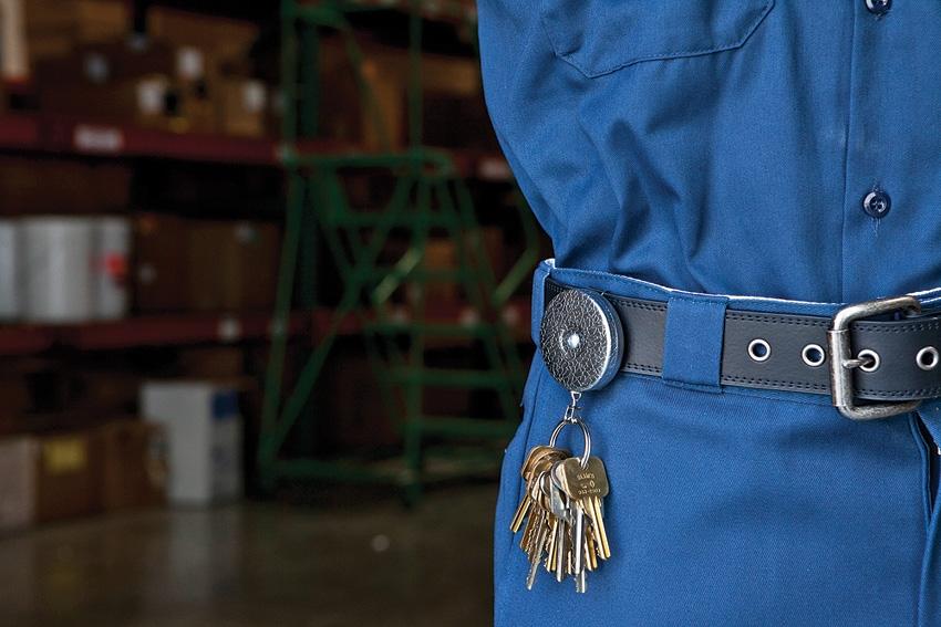 Key-Bak Original KB5 Belt Clip Self Retracting Reel 609mm Stainless Steel Chain Chrome-Tactical Source LLC