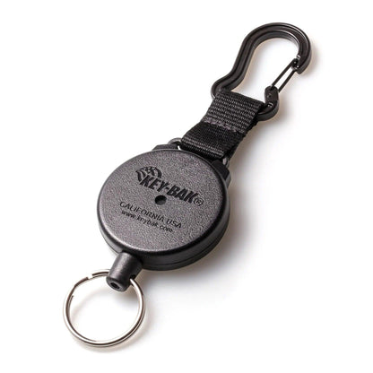 KEY-BAK SECURIT Heavy Duty Retractable Carabiner Keychain - 40 Keys, 28 Imches 20 oz, Cord, Xtreme Duty-Tactical Source LLC