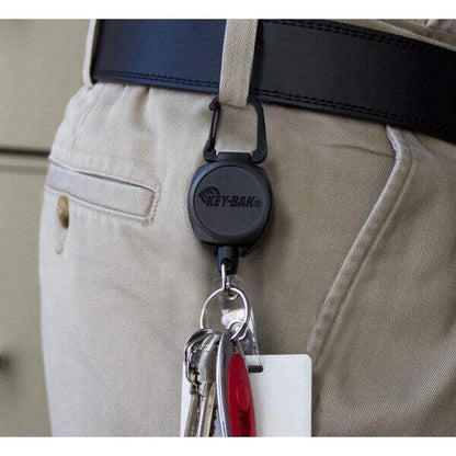 Key-Bak Sidekick 24" Professional Duty Self Retracting ID Badge and Key Chain Reel-Tactical Source LLC