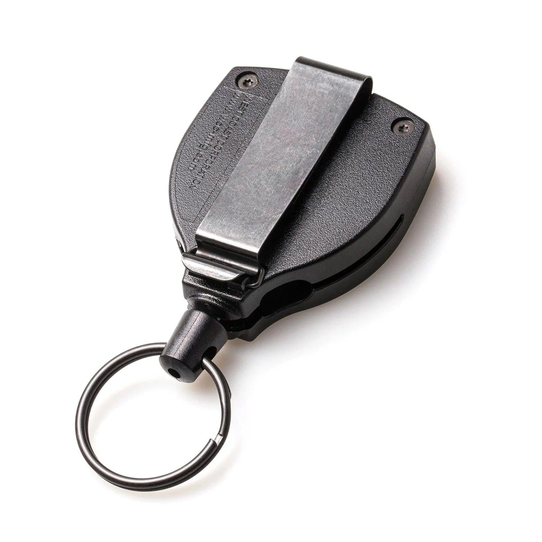 KeyBak Super 48 Plus Ambidextrous Heavy Duty Retractable Keychain with Belt Clip for Duty Belts-Tactical Source LLC