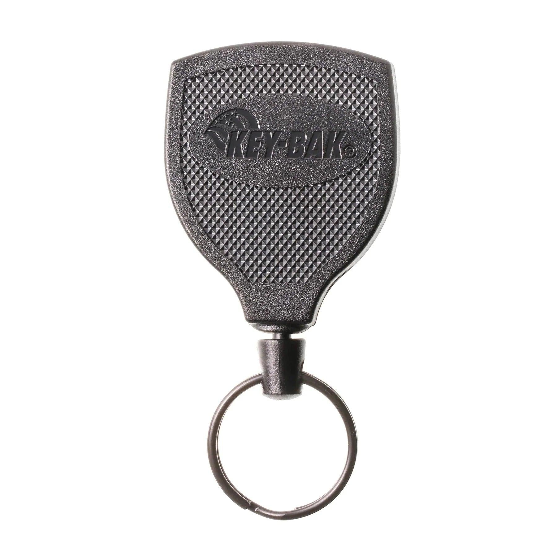 KeyBak Super 48 Plus Ambidextrous Heavy Duty Retractable Keychain with Belt Clip for Duty Belts-Tactical Source LLC