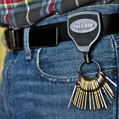 KeyBak SUPER48 48in Heavy Duty Kevlar Cord with Belt Clip-Tactical Source LLC