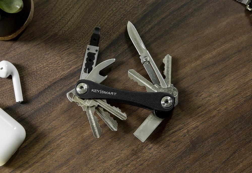 KeySmart Key Holder Leather up to 8 Keys-Tactical Source LLC