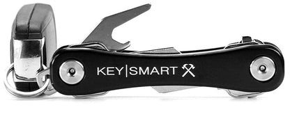 KeySmart Rugged Aluminum Belt Clip and Bottle Opener Black-Tactical Source LLC