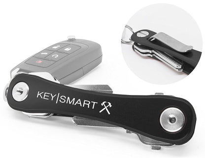 KeySmart Rugged Aluminum Belt Clip and Bottle Opener Black-Tactical Source LLC