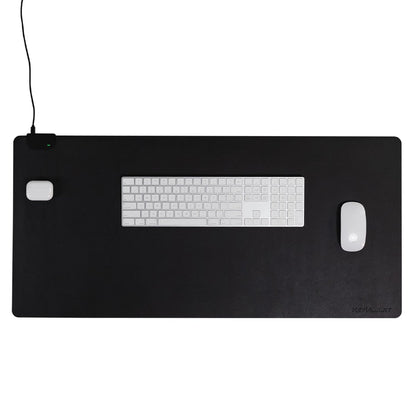KeySmart TaskPad Wireless Charging Desk Pad Black-Tactical Source LLC
