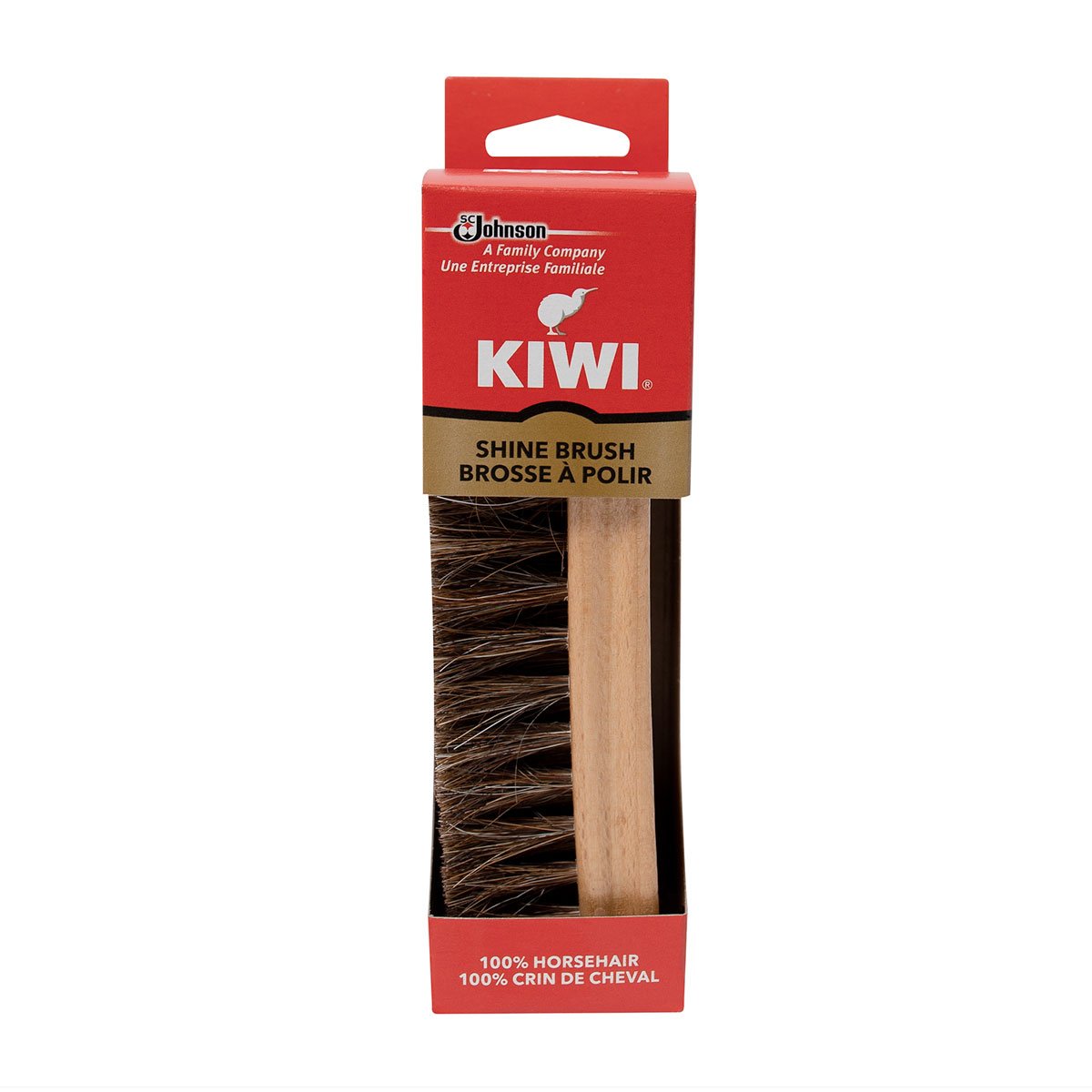 Kiwi Horse Hair Shine Brush-Tactical Source LLC
