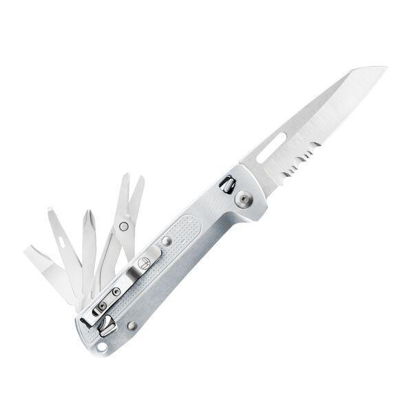 Leatherman Free K4X Pocket Knife Silver-Tactical Source LLC