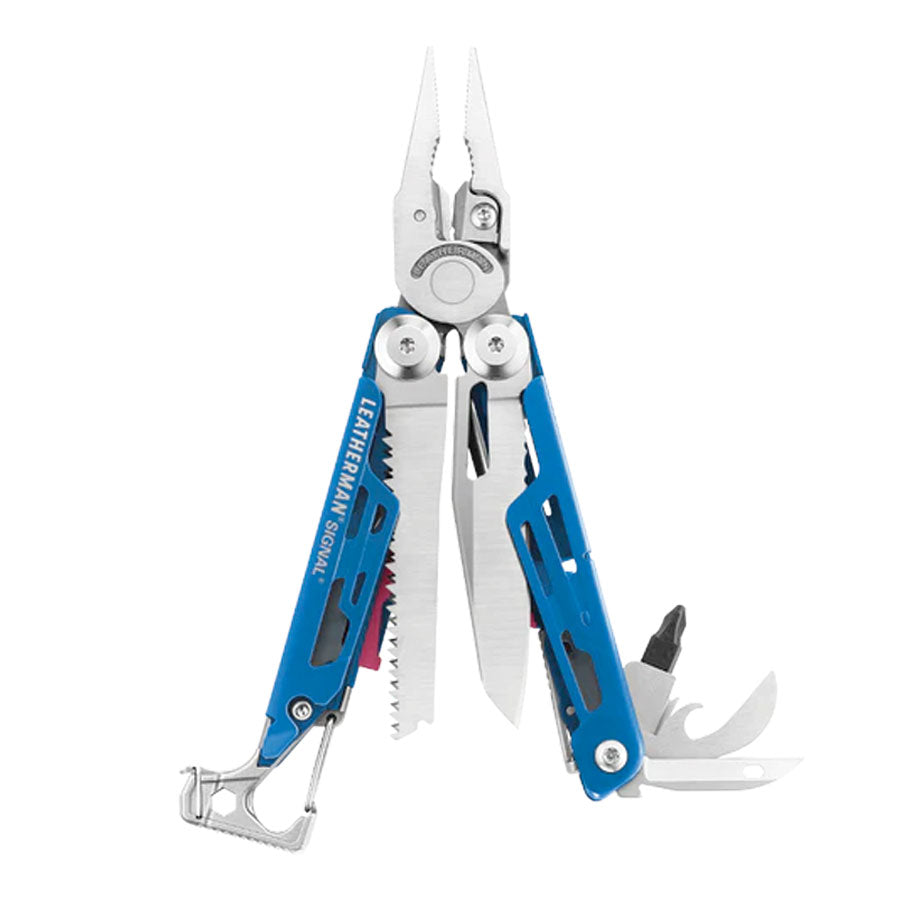 Leatherman Signal Cobalt with Button Sheath Box-Tactical Source LLC