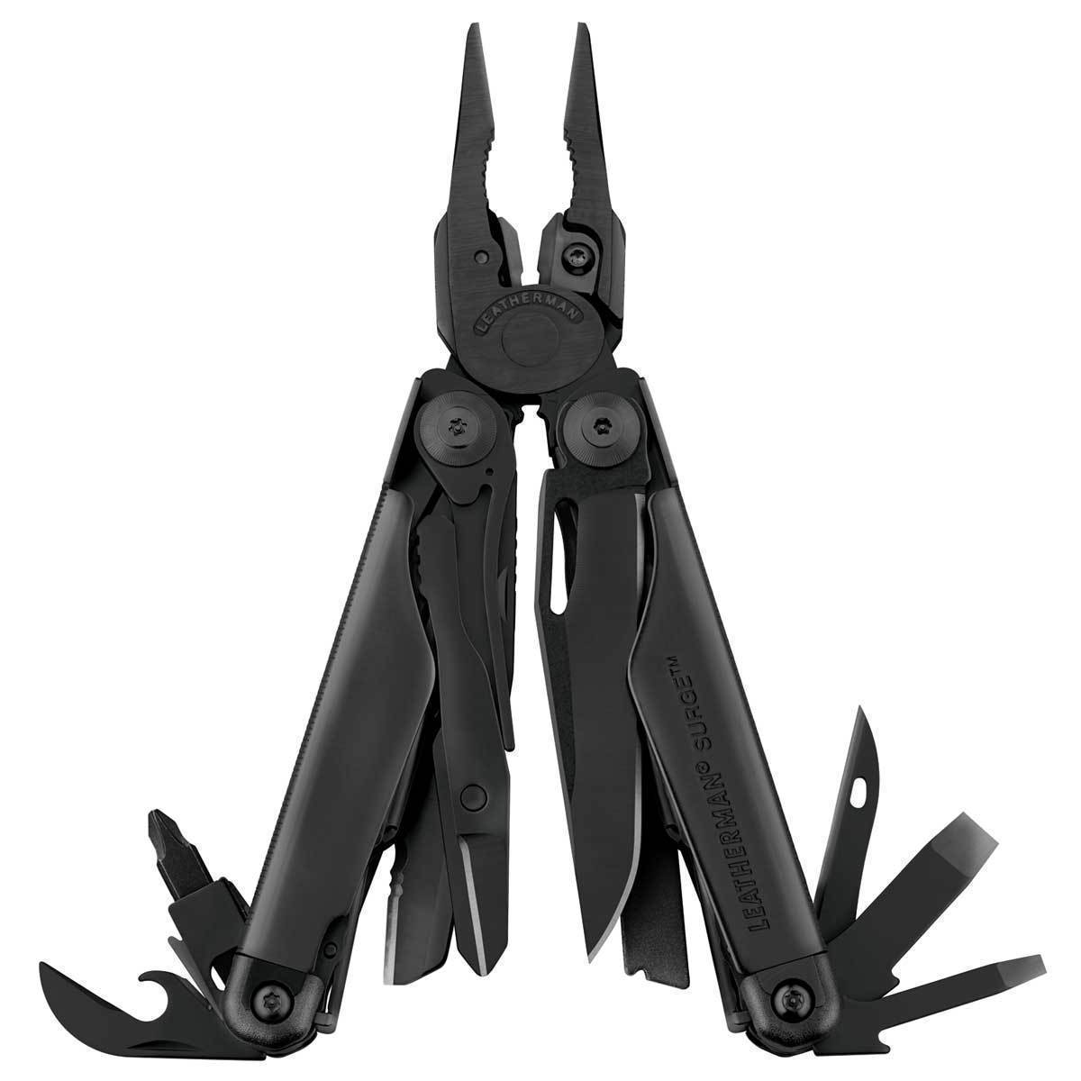 Leatherman Surge Black with Molle Sheath-Tactical Source LLC