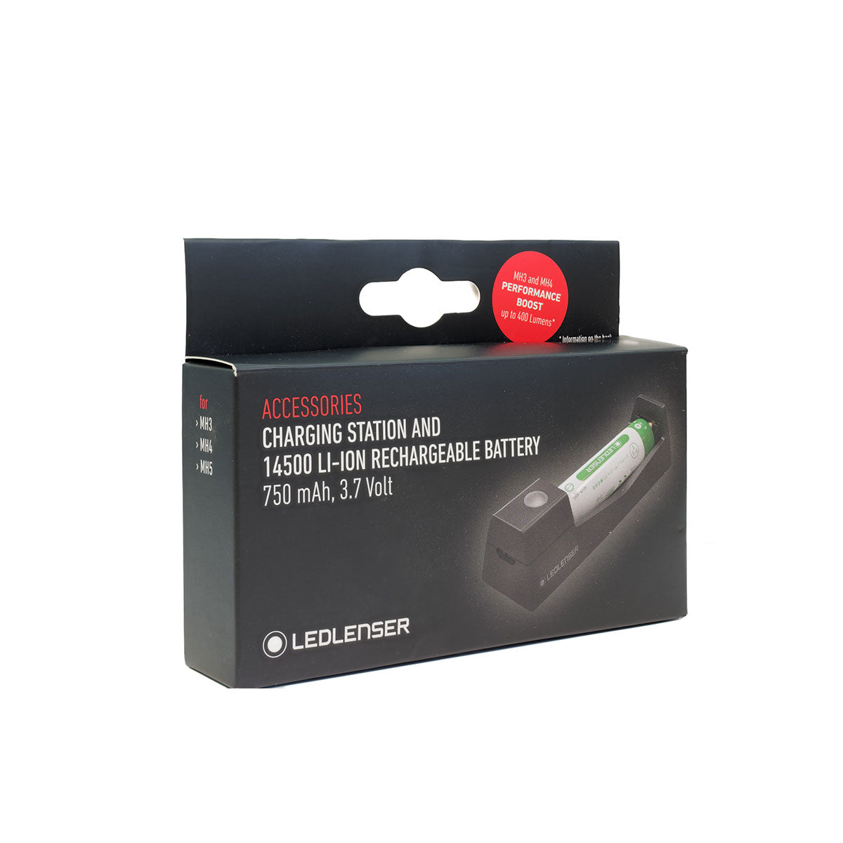 Ledlenser Charging station and 14500 li-ion rechgble battery-Tactical Source LLC
