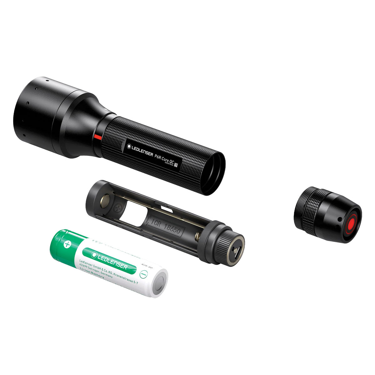 Ledlenser P6R Core QC Quad 4 Colour Rechargeable Torch-Tactical Source LLC