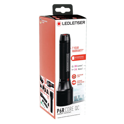 Ledlenser P6R Core QC Quad 4 Colour Rechargeable Torch-Tactical Source LLC