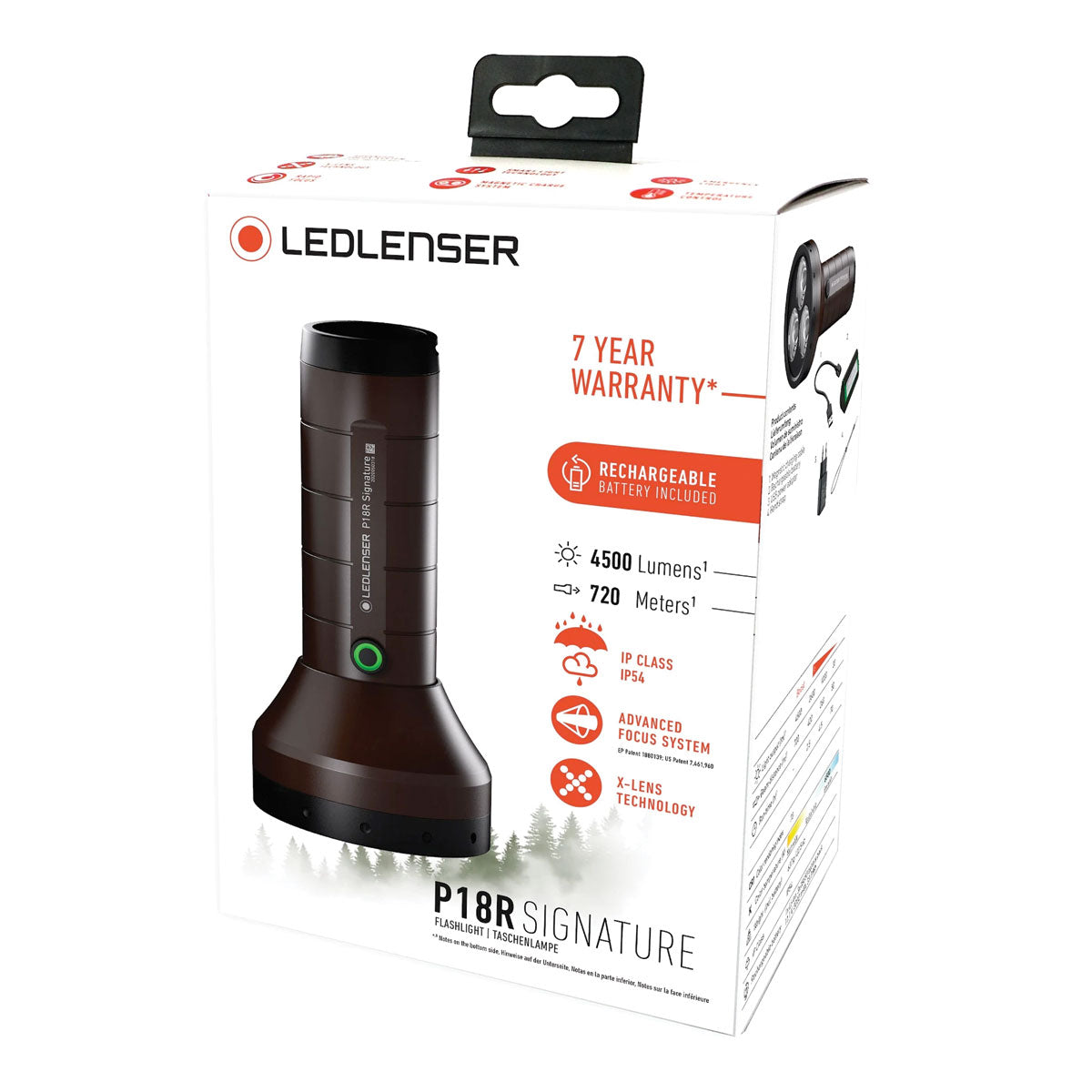 Ledlenser PP18R Signature Rechargeable Torch with Box-Tactical Source LLC