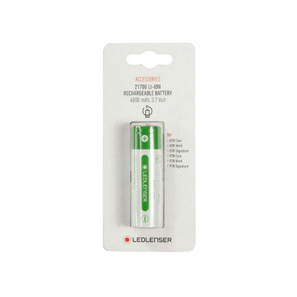 Ledlenser Rechargeable 21700 Li-ion Battery | Suits H7R, P7R Core & P7R Work UV, Signature & Work Series-Tactical Source LLC
