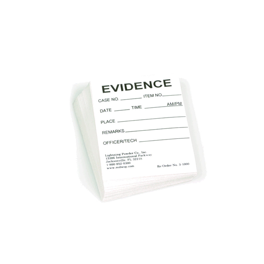Check Sources Label Lightning Powder Evidence ID Labels – Tactical Source LLC
