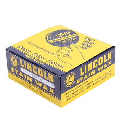 Lincoln USMC Stain Wax Shoe Polish Black-Tactical Source LLC