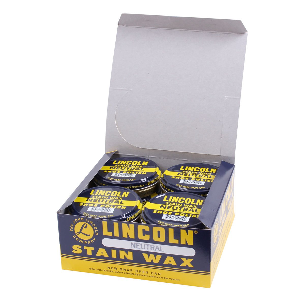 Lincoln USMC Stain Wax Shoe Polish Black-Tactical Source LLC