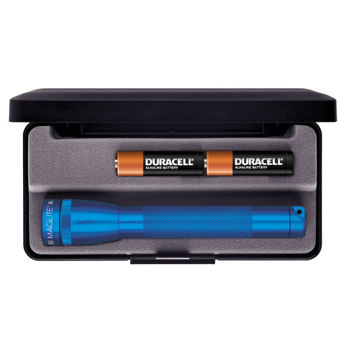 Maglite 2 Cell AA Mini Maglite Flashlight Blue-Tactical Source LLC