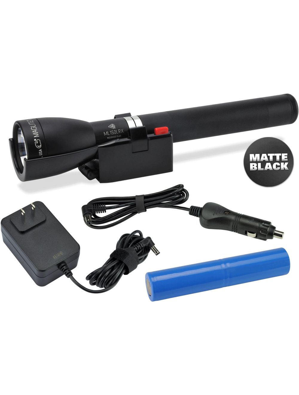 Maglite Rechargeable LED Flashlight Matt Black ML150LRX-Tactical Source LLC