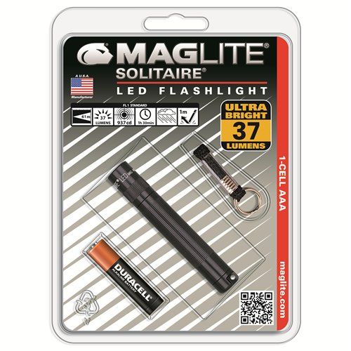 MagLite Solitaire LED AAA Flashlight Presentation Box, Black-Tactical Source LLC