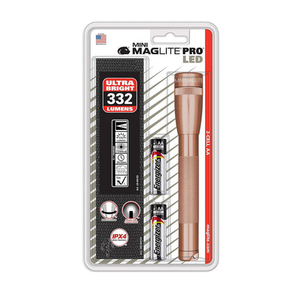 Maglite SP2P Mini Maglite Pro 2 AA-Cell LED Flashlight w/ Holster Pack-Tactical Source LLC