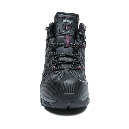 Magnum XT Boron Mid CT SZ WP Womens Boots Black Purple-Tactical Source LLC