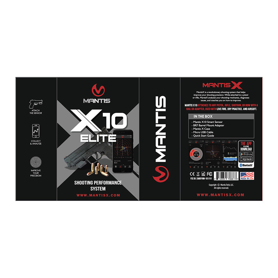 Mantis X10 Elite Shooting Performance System-Tactical Source LLC