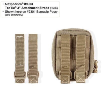 Maxpedition 3" TacTie Attachment Strap (Pack of 4)-Tactical Source LLC