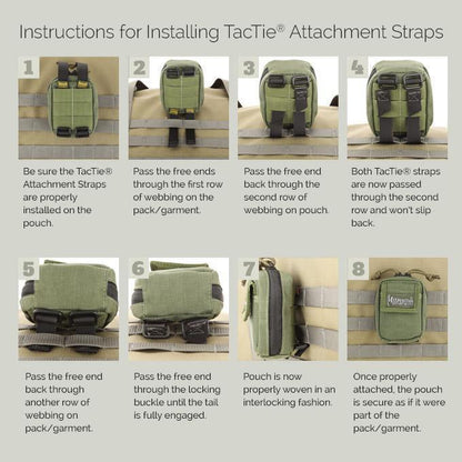 Maxpedition 5" TacTie Attachment Strap (Pack of 4)-Tactical Source LLC