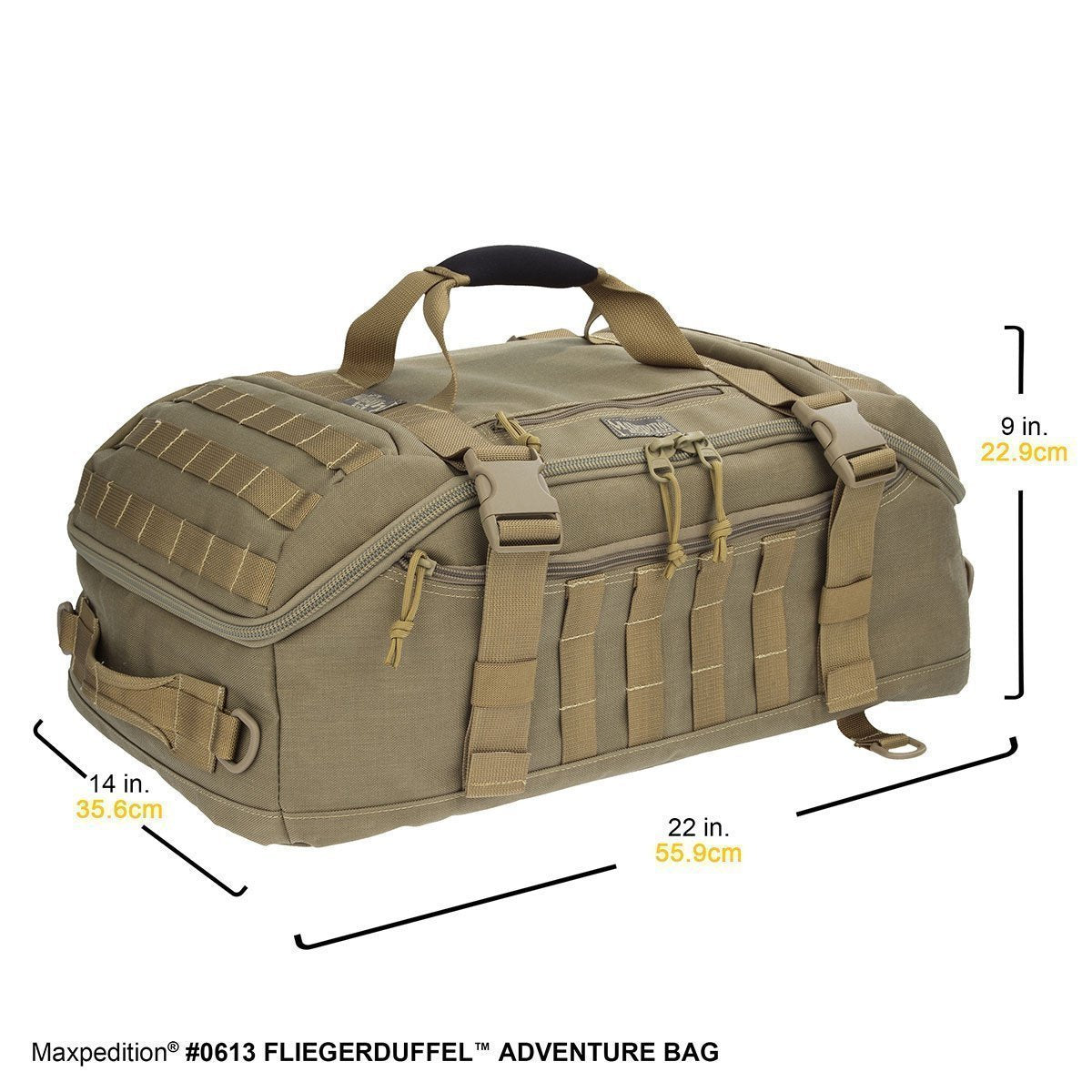 Maxpedition Fliegerduffel Adventure Duffle Bag and Backpack-Tactical Source LLC