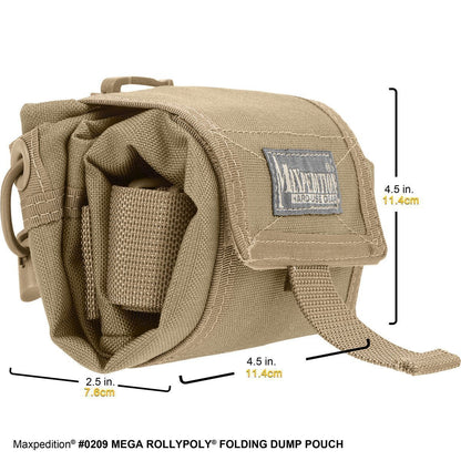 Maxpedition Mega Rollypoly Folding Dump Pouch-Tactical Source LLC
