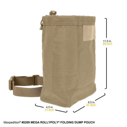 Maxpedition Mega Rollypoly Folding Dump Pouch-Tactical Source LLC