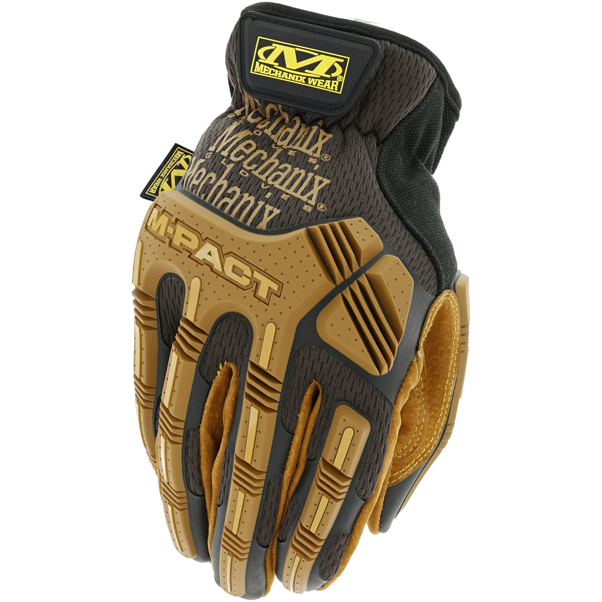 Mechanix Wear Durahide M-Pact Open Cuff Leather Glove-Tactical Source LLC