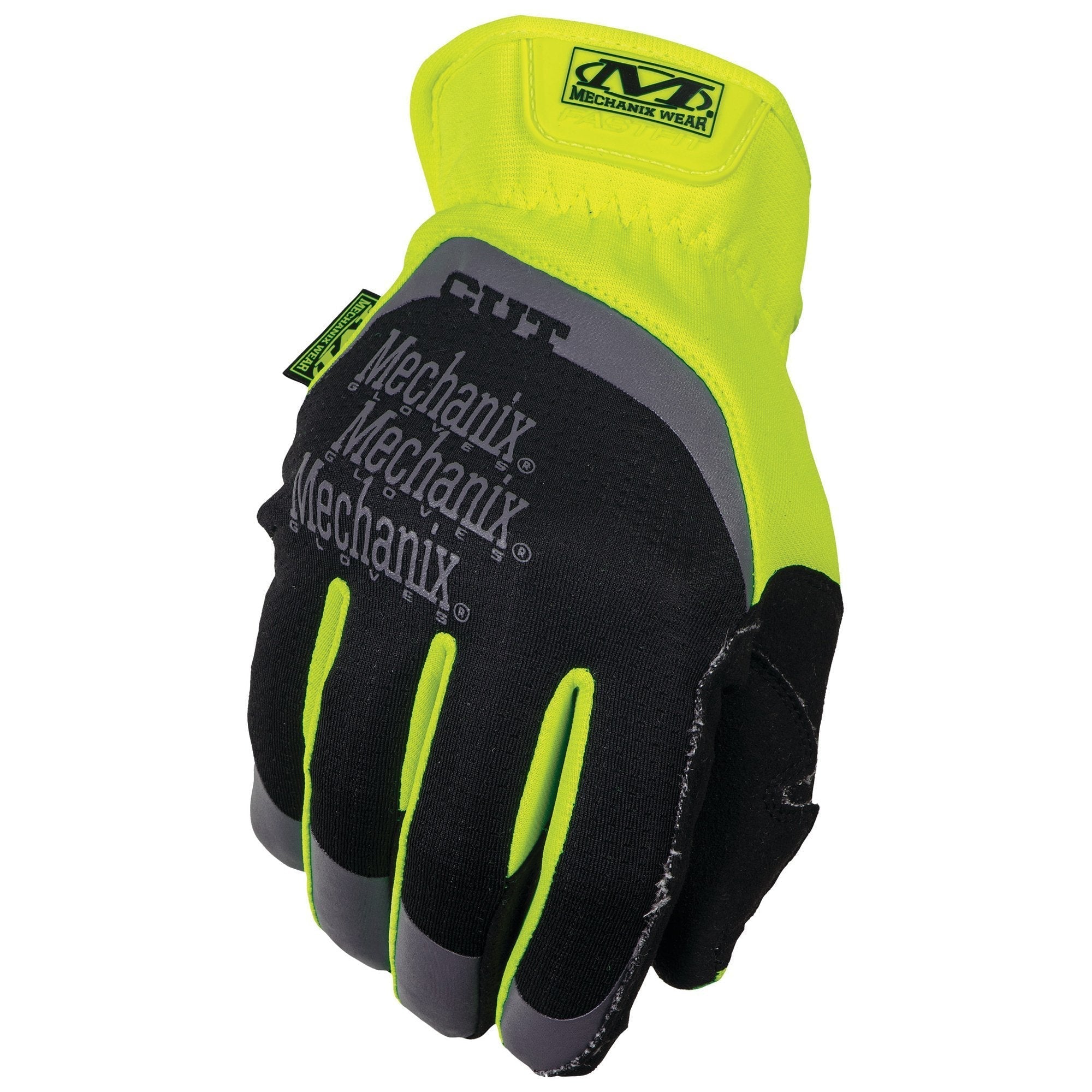 Mechanix Wear FastFit E5 Cut-Resistant Gloves Hi-Viz Yellow-Tactical Source LLC