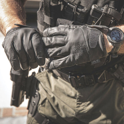 Mechanix Wear Leather Law Enforcement Needle Stick Covert Glove-Tactical Source LLC