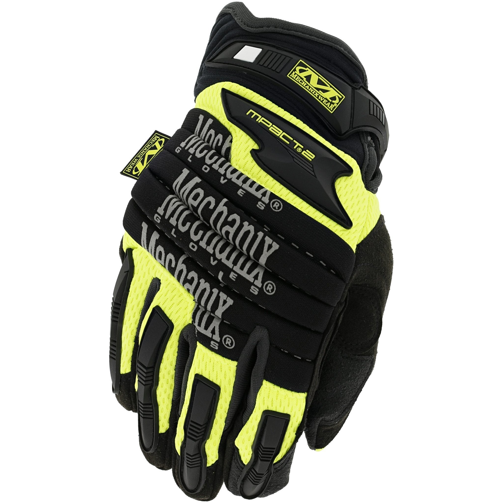 Mechanix Wear M-Pact 2 Hi-Viz Glove Flourescent Yellow-Tactical Source LLC