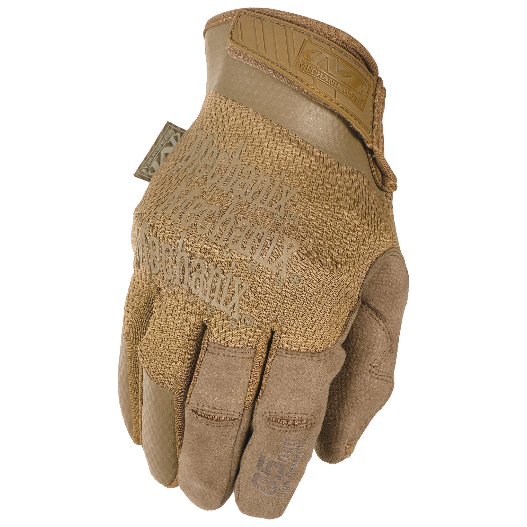 Mechanix Wear Specialty Hi-Dexterity 0.5mm Tactical Shooting Gloves Coyote-Tactical Source LLC