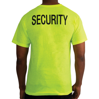 MilSpec 2-Sided Security T-Shirt Safety Green-Tactical Source LLC