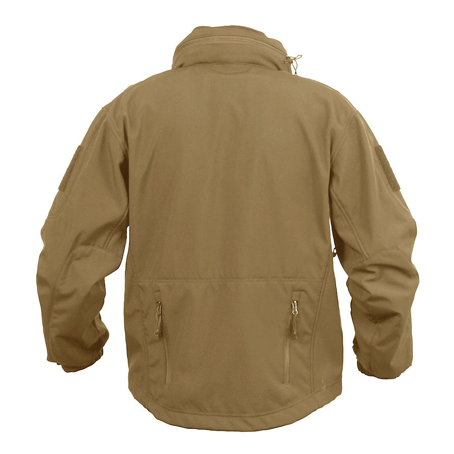 MilSpec Concealed Carry Soft Shell Jacket Coyote Brown-Tactical Source LLC