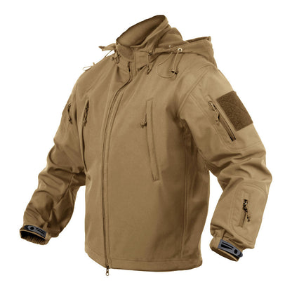 MilSpec Concealed Carry Soft Shell Jacket Coyote Brown-Tactical Source LLC