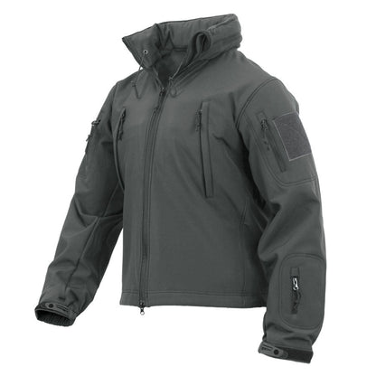 MilSpec Concealed Carry Soft Shell Jacket Gunmetal Grey-Tactical Source LLC