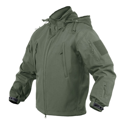 MilSpec Concealed Carry Soft Shell Jacket Olive Drab-Tactical Source LLC