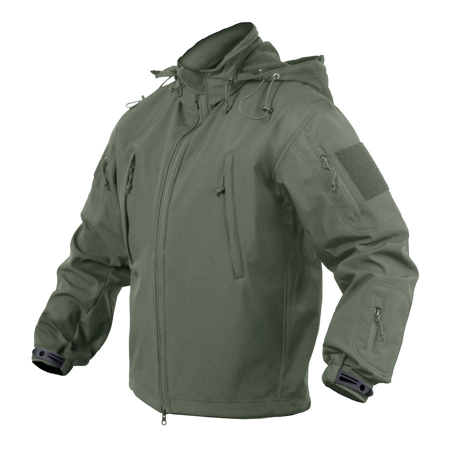 MilSpec Concealed Carry Soft Shell Jacket Olive Drab-Tactical Source LLC