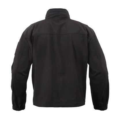 MilSpec Covert Ops Lightweight Soft Shell Jacket Black-Tactical Source LLC